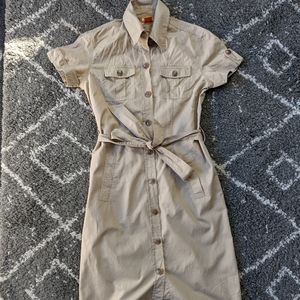 🔥3/$30🔥Joe Fresh belted shirt dress sz:S